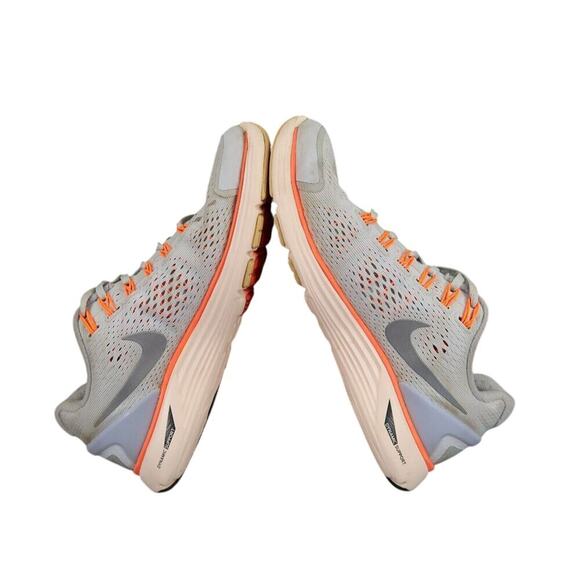 Nike Shoes Womens 7.5 Athletic Trainer Lunarglide 4 Running Sneaker Comfort Grey - Picture 9 of 13